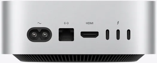 M4 맥미니 후면 실제 제품 사진
