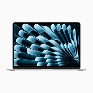 MacBook Air M5 스카이 블루 실제 제품 전면 사진