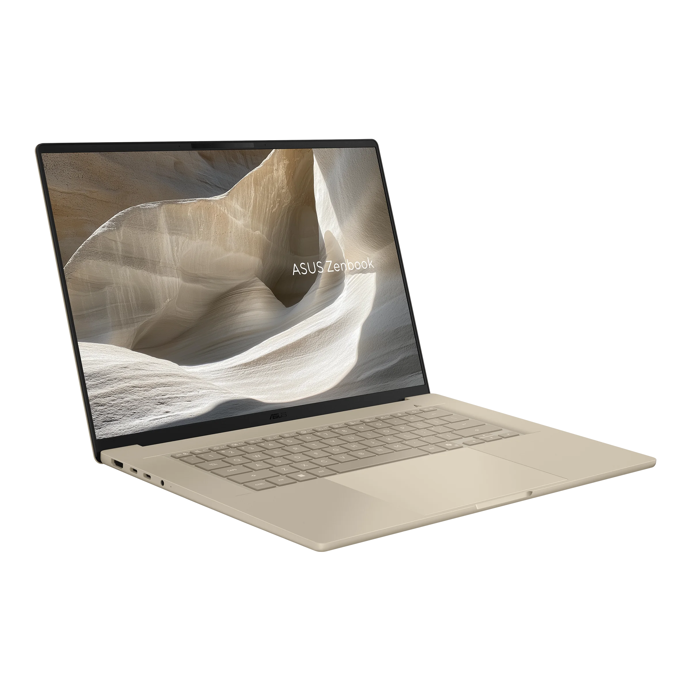 ASUS Zenbook S 14 측면과 포트가 보이는 제품 사진