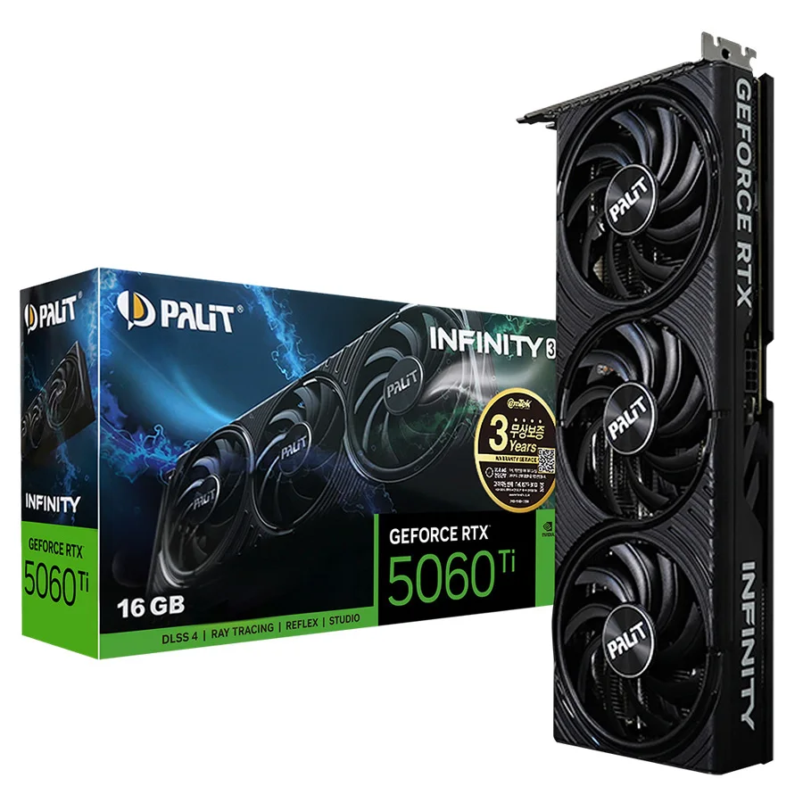 다른 RTX 5060 Ti 16GB 계열 그래픽카드 제품 이미지