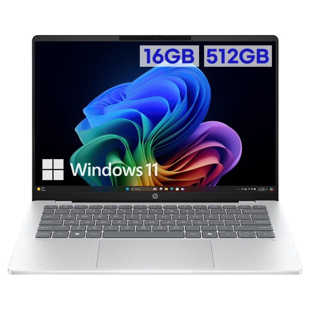 HP 2026 옴니북 울트라 AI 14 스냅드래곤 스냅드래곤 X 시리즈 2세대, Stone blue, 14-kg0007QU, 512GB, 16GB, WIN11 Home 쿠팡 실제 상품 사진 2