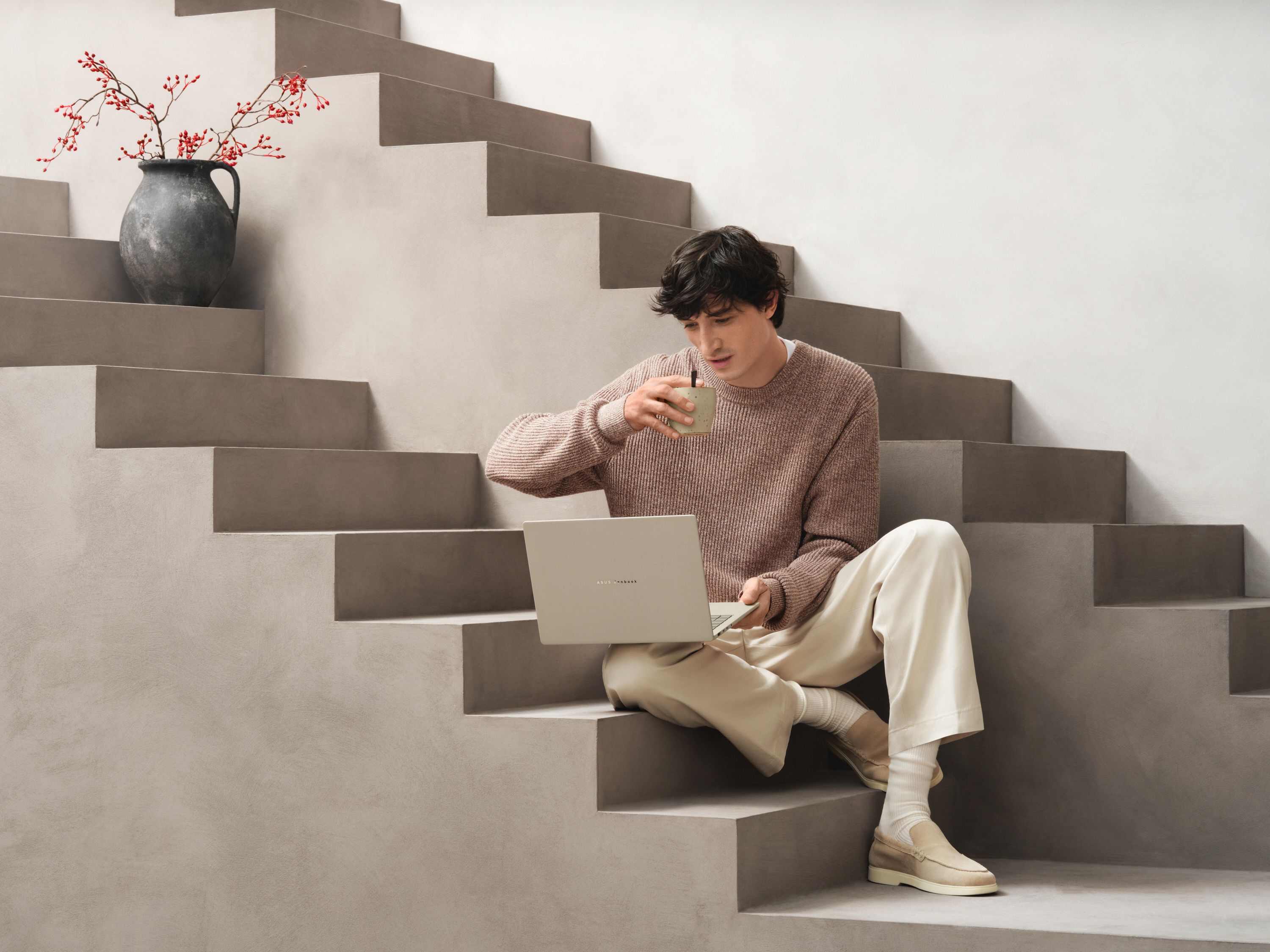 ASUS Zenbook A14 작업 환경 이미지