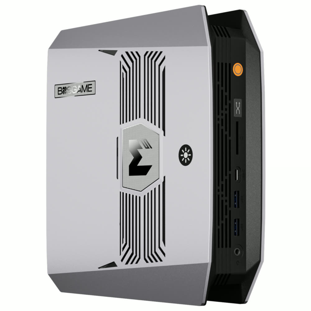 BOSGAME M5 상품 이미지는 작은 본체에 고성능 부품을 담는 최근 미니 PC 흐름을 잘 보여줍니다.