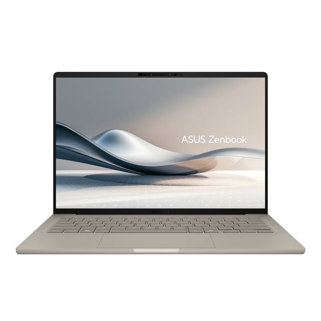 ASUS Zenbook A14 베이지 색상 공식 제품 사진