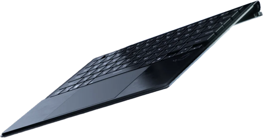 ASUS ROG Flow Z13 2025 실제 제품 전면과 분리형 키보드 사진