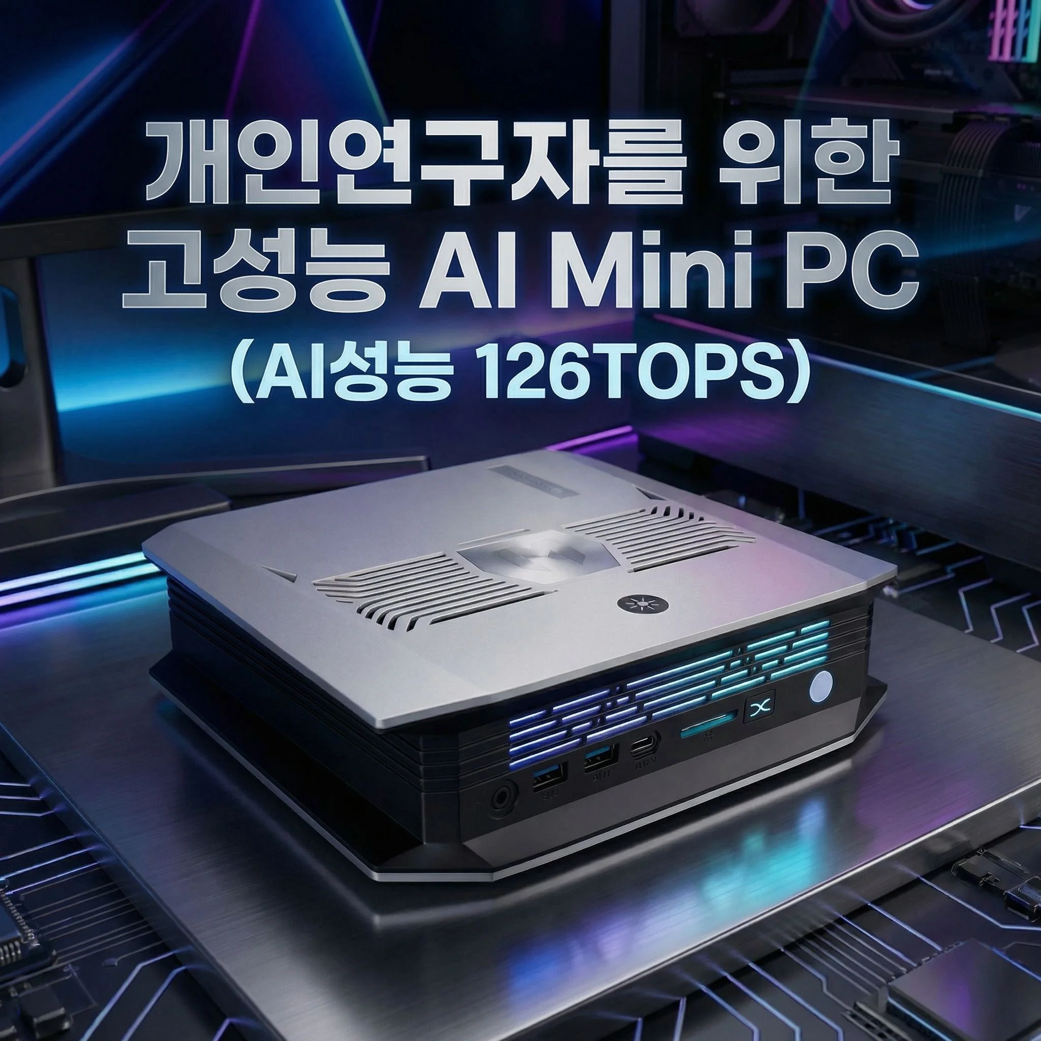 Bosgame M5 AI 미니 PC 실제 상품 이미지